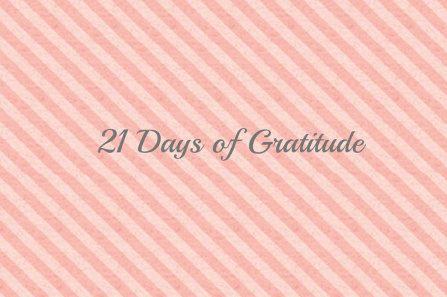 21 Days of Gratitude