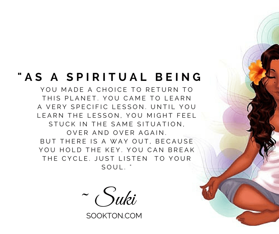 As a spiritual