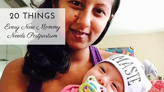 20 Things Every New Mommy Needs Postpartum