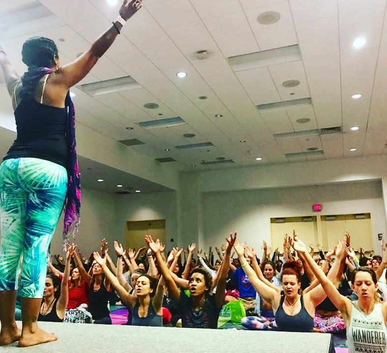 Teaching Chakra Healing at the Yoga Expo